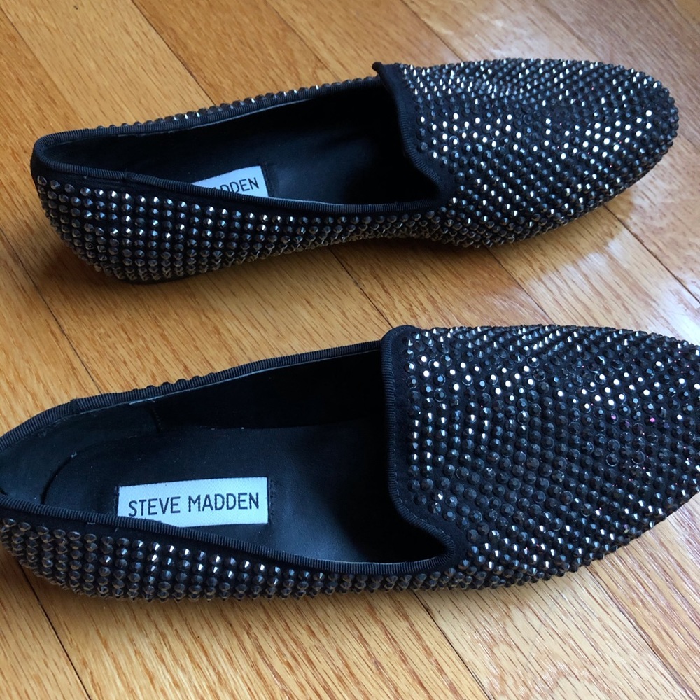 Steve Madden Conncord Rhinestone Flats